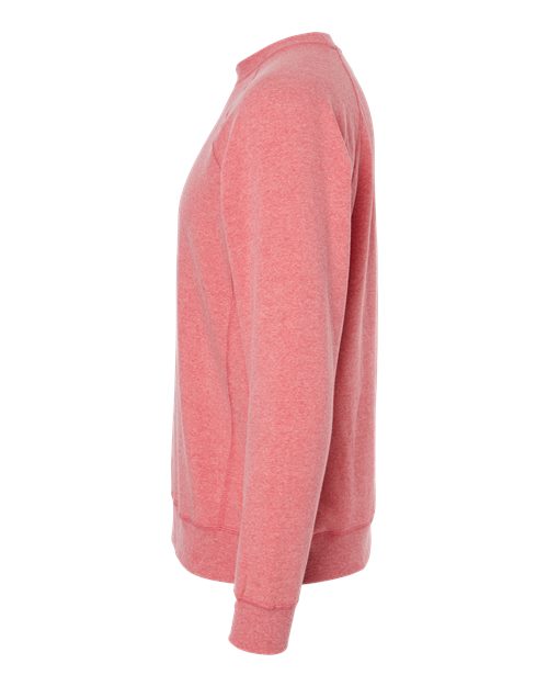 Independent Trading Co. PRM30SBC Special Blend Crewneck Raglan Sweatshirt #color_Pomegranate