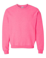 Gildan G180 Adult Heavy Blend 50/50 Fleece Crew #color_SAFETY PINK