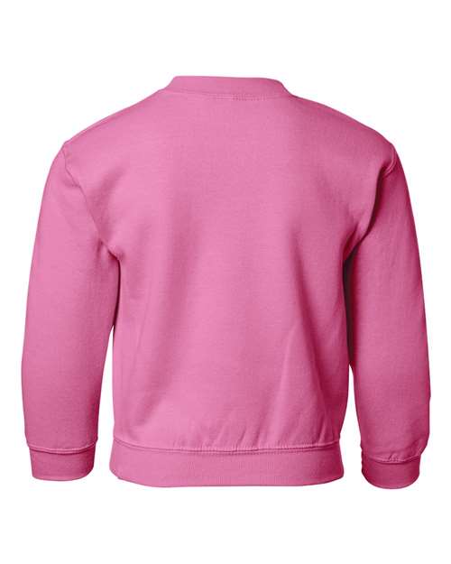 Gildan G180B Youth Heavy Blend 50/50 Fleece Crew #color_SAFETY PINK