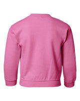 Gildan G180B Youth Heavy Blend 50/50 Fleece Crew #color_SAFETY PINK