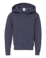 Jerzees 996Y Youth NuBlend Fleece Pullover Hooded Sweatshirt #color_VIN HTR NAVY