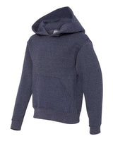 Jerzees 996Y Youth NuBlend Fleece Pullover Hooded Sweatshirt #color_VIN HTR NAVY