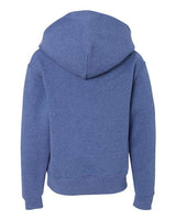 Jerzees 996Y Youth NuBlend Fleece Pullover Hooded Sweatshirt #color_VINT HTR BLUE
