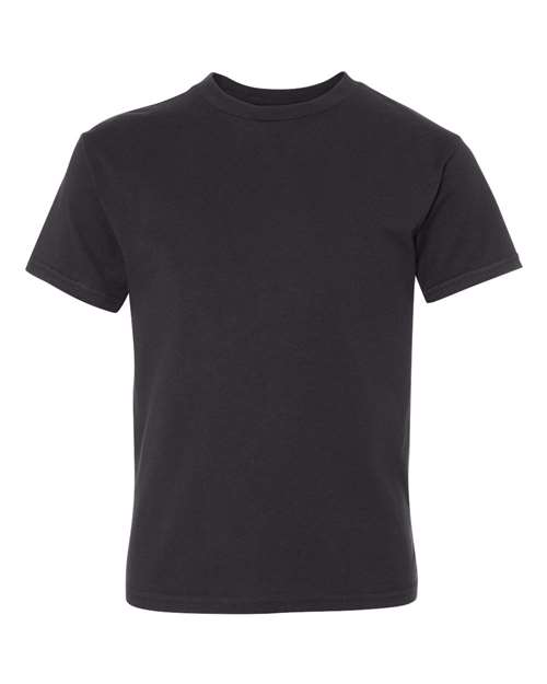 Hanes 498Y Youth Nano-T T-Shirt #color_BLACK