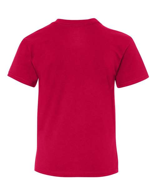 Hanes 498Y Youth Nano-T T-Shirt #color_DEEP RED