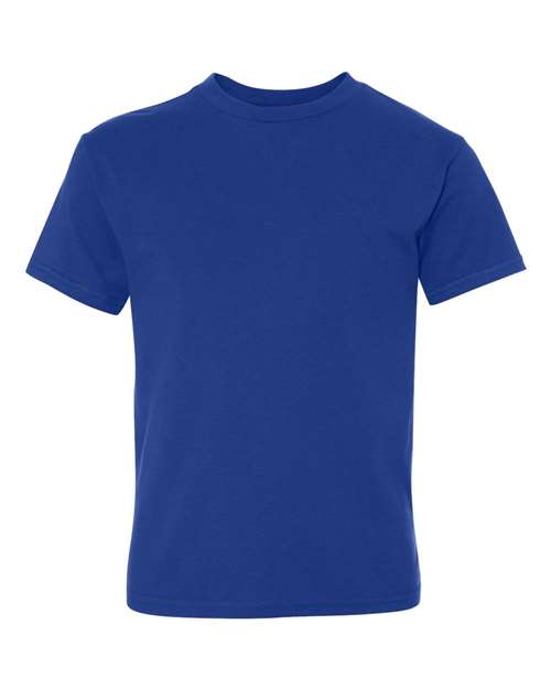 Hanes 498Y Youth Nano-T T-Shirt #color_DEEP ROYAL