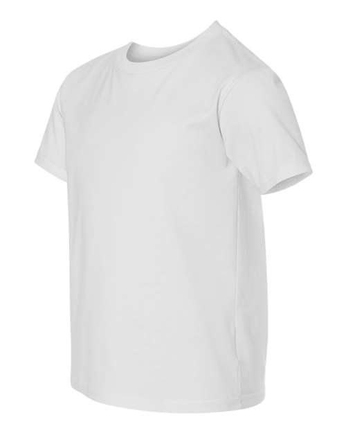 Hanes 498Y Youth Nano-T T-Shirt #color_WHITE