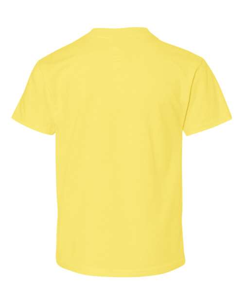 Hanes 498Y Youth Nano-T T-Shirt #color_YELLOW