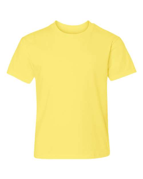 Hanes 498Y Youth Nano-T T-Shirt #color_YELLOW