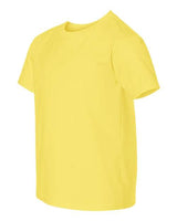 Hanes 498Y Youth Nano-T T-Shirt #color_YELLOW