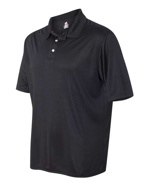 Hanes 4800 Men's 4 oz. Cool Dri with Fresh IQ Polo #color_BLACK