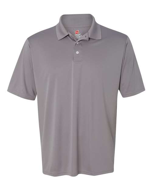 Hanes 4800 Men's 4 oz. Cool Dri with Fresh IQ Polo #color_GRAPHITE