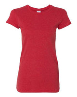 J America JA8138 Ladies' Glitter T-Shirt #color_RED