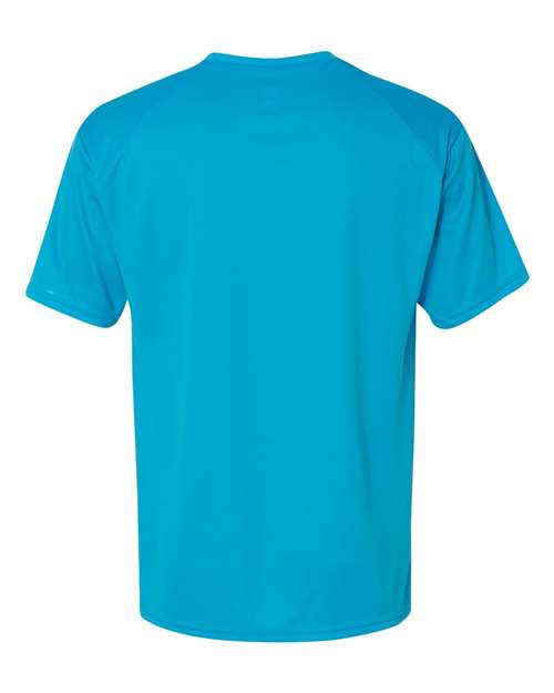 Badger 4120 B-Core Sport Shoulders T-Shirt #color_Electric Blue