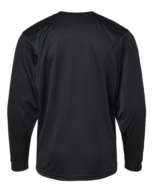 C2 Sport 5204 Youth Performance Long Sleeve T-Shirt #color_Black