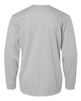 C2 Sport 5204 Youth Performance Long Sleeve T-Shirt #color_Silver