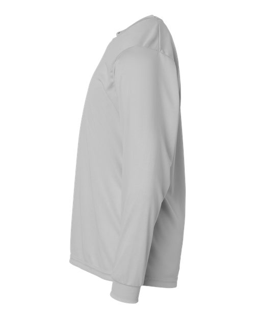 C2 Sport 5204 Youth Performance Long Sleeve T-Shirt #color_Silver
