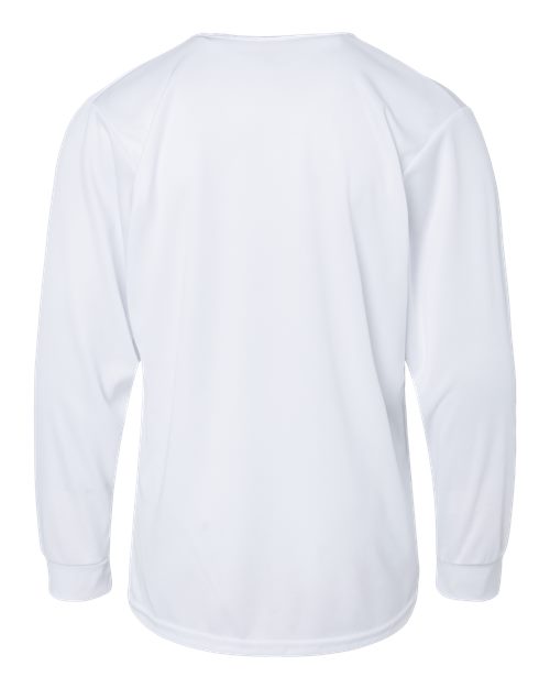 C2 Sport 5204 Youth Performance Long Sleeve T-Shirt #color_White