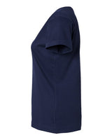 LAT 3507 Ladies' V-Neck Fine Jersey T-Shirt #color_NAVY