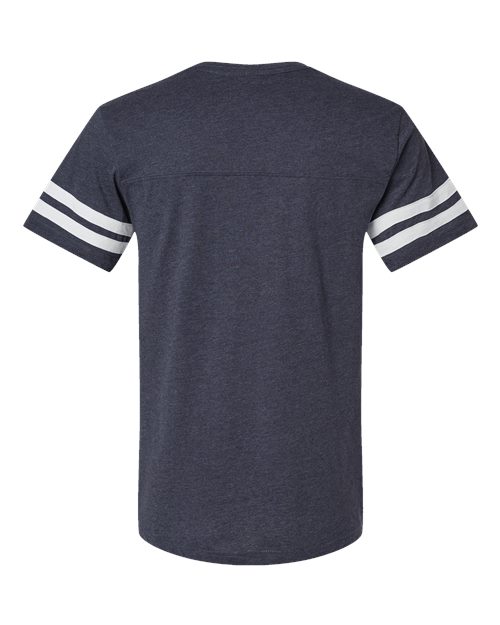 LAT 6937 Men's Football T-Shirt #color_VN NAVY/ BLD WHT