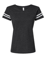 LAT 3537 Ladies' Football T-Shirt #color_VN SMOKE/ BD WHT