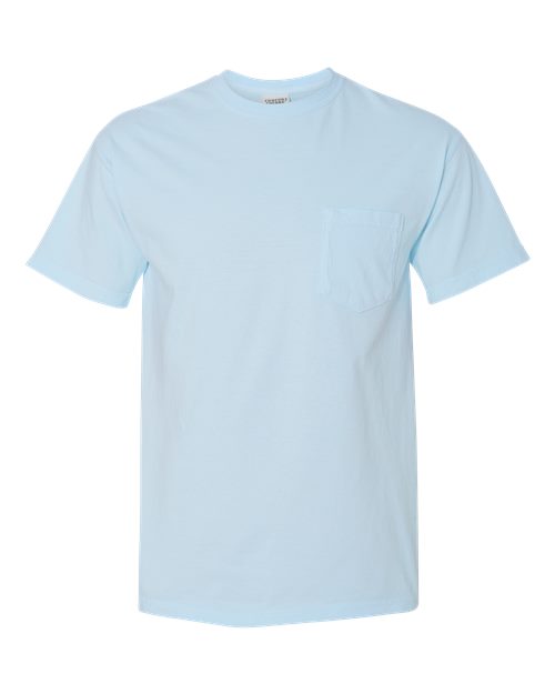 Comfort Colors 6030CC Adult Heavyweight Pocket T-Shirt #color_CHAMBRAY