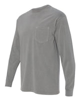 Comfort Colors C4410 Adult Heavyweight RSLong-Sleeve Pocket T-Shirt #color_GREY