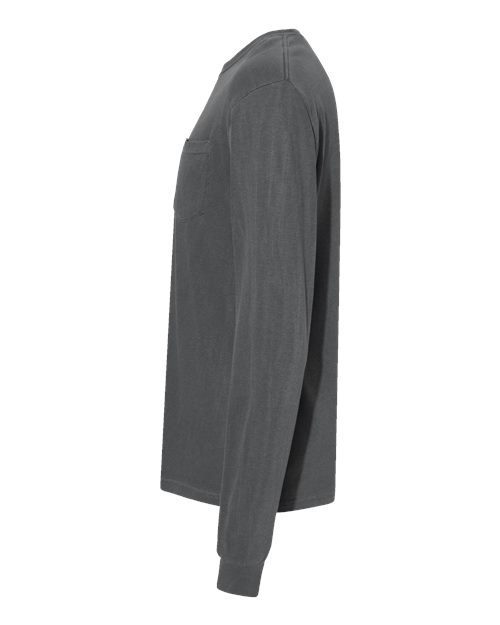 Comfort Colors C4410 Adult Heavyweight RSLong-Sleeve Pocket T-Shirt #color_PEPPER