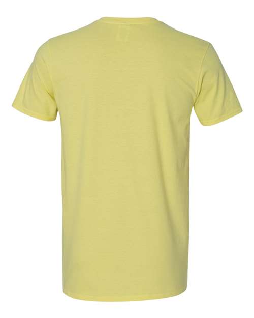 Gildan G640 Adult Softstyle 4.5 oz T-Shirt #color_CORNSILK