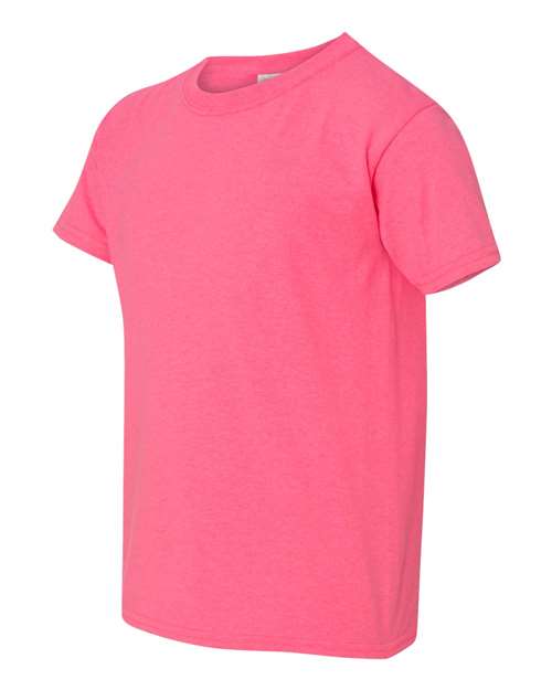 Gildan G500B Youth Heavy Cotton T-Shirt #color_SAFETY PINK