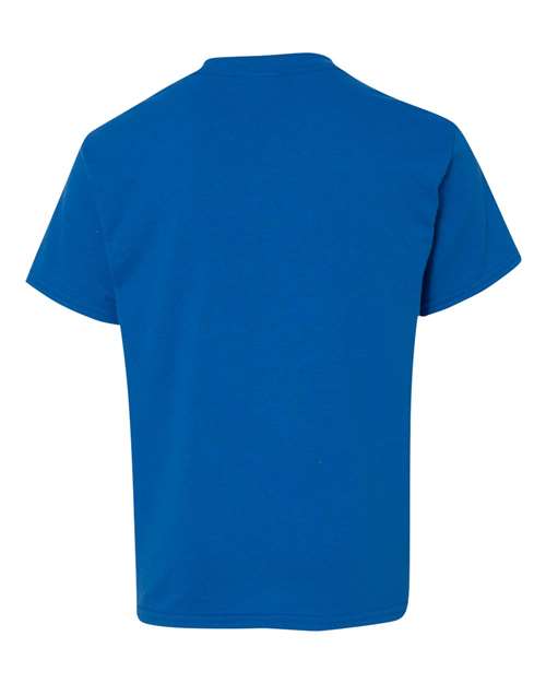 Gildan G500B Youth Heavy Cotton T-Shirt #color_NEON BLUE