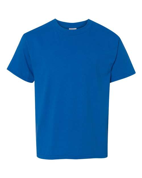 Gildan G500B Youth Heavy Cotton T-Shirt #color_NEON BLUE