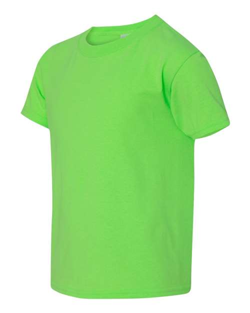 Gildan G500B Youth Heavy Cotton T-Shirt #color_NEON GREEN