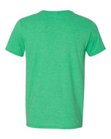 Gildan G64V Adult Softstyle V-Neck T-Shirt #color_HTHR IRISH GREEN