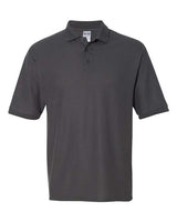Jerzees 537MSR Adult Easy Care Polo #color_CHARCOAL GREY