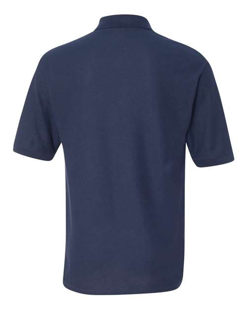 Jerzees 537MSR Adult Easy Care Polo #color_J NAVY