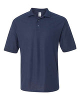 Jerzees 537MSR Adult Easy Care Polo #color_J NAVY