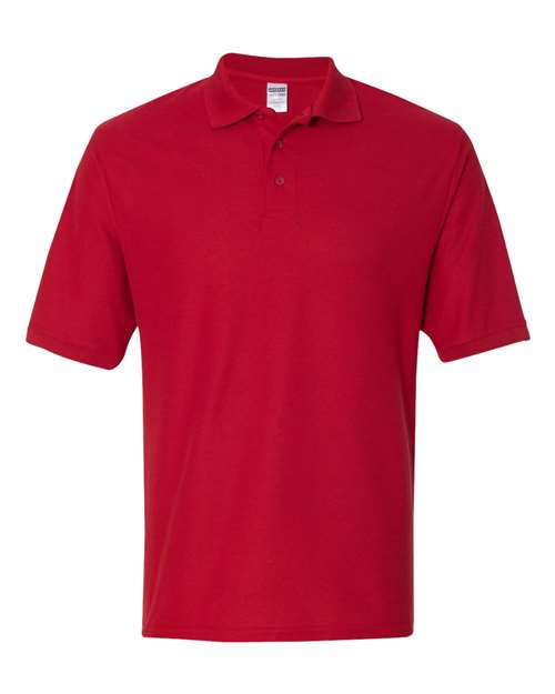 Jerzees 537MSR Adult Easy Care Polo #color_TRUE RED