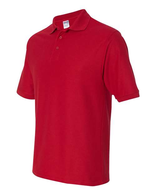 Jerzees 537MSR Adult Easy Care Polo #color_TRUE RED