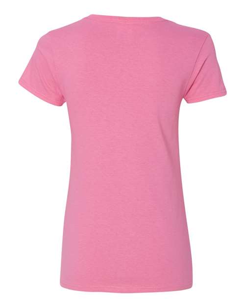 Gildan G500VL Ladies' Heavy Cotton V-Neck T-Shirt #color_AZALEA