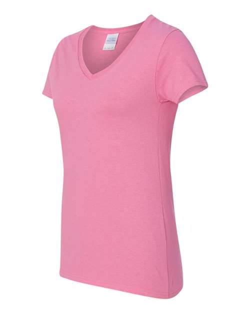 Gildan G500VL Ladies' Heavy Cotton V-Neck T-Shirt #color_AZALEA