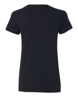 Gildan G500VL Ladies' Heavy Cotton V-Neck T-Shirt #color_BLACK