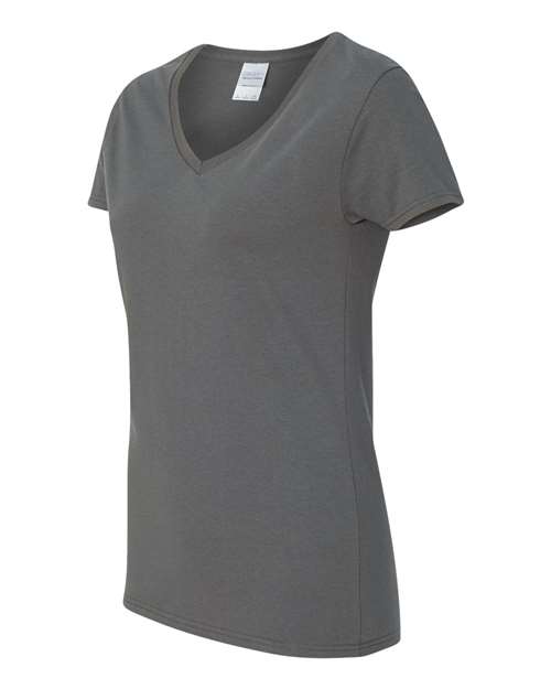 Gildan G500VL Ladies' Heavy Cotton V-Neck T-Shirt #color_CHARCOAL
