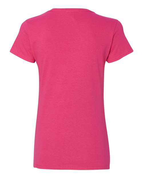Gildan G500VL Ladies' Heavy Cotton V-Neck T-Shirt #color_HELICONIA