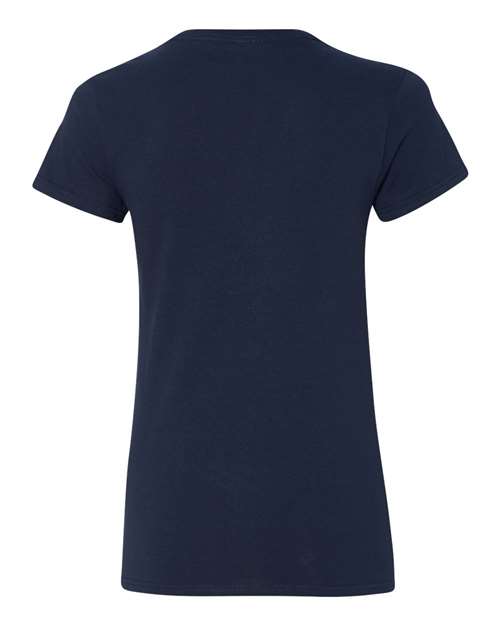 Gildan G500VL Ladies' Heavy Cotton V-Neck T-Shirt #color_NAVY