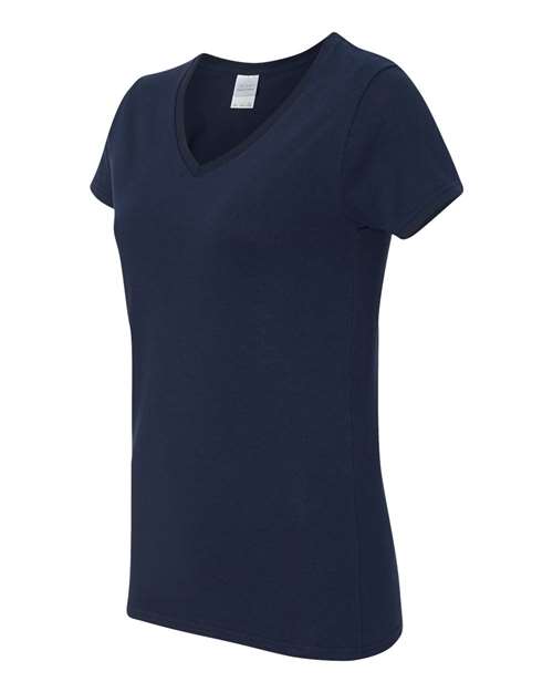 Gildan G500VL Ladies' Heavy Cotton V-Neck T-Shirt #color_NAVY