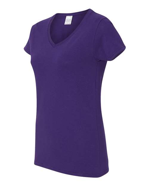 Gildan G500VL Ladies' Heavy Cotton V-Neck T-Shirt #color_PURPLE