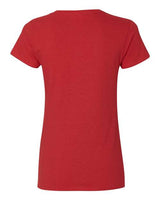 Gildan G500VL Ladies' Heavy Cotton V-Neck T-Shirt #color_RED