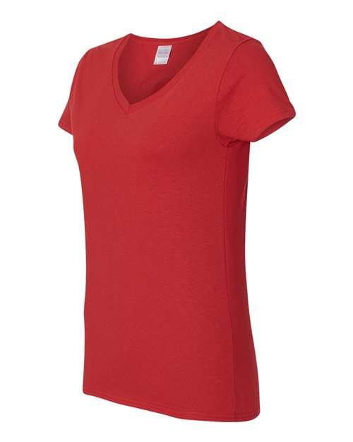 Gildan G500VL Ladies' Heavy Cotton V-Neck T-Shirt #color_RED