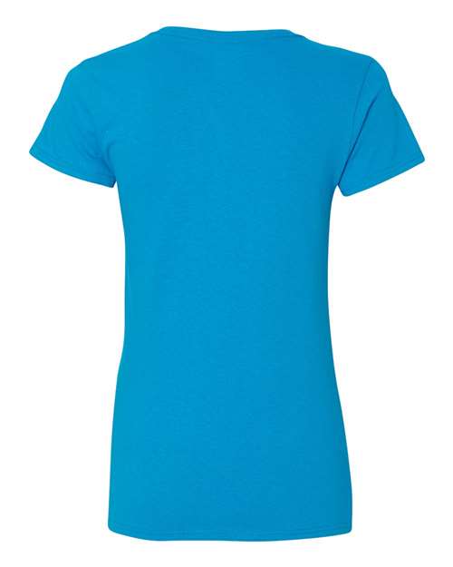 Gildan G500VL Ladies' Heavy Cotton V-Neck T-Shirt #color_SAPPHIRE